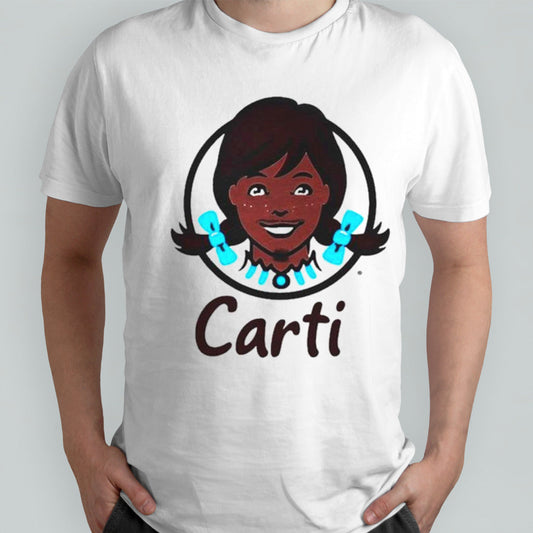 Wendysâ€™s Carti logo shirts