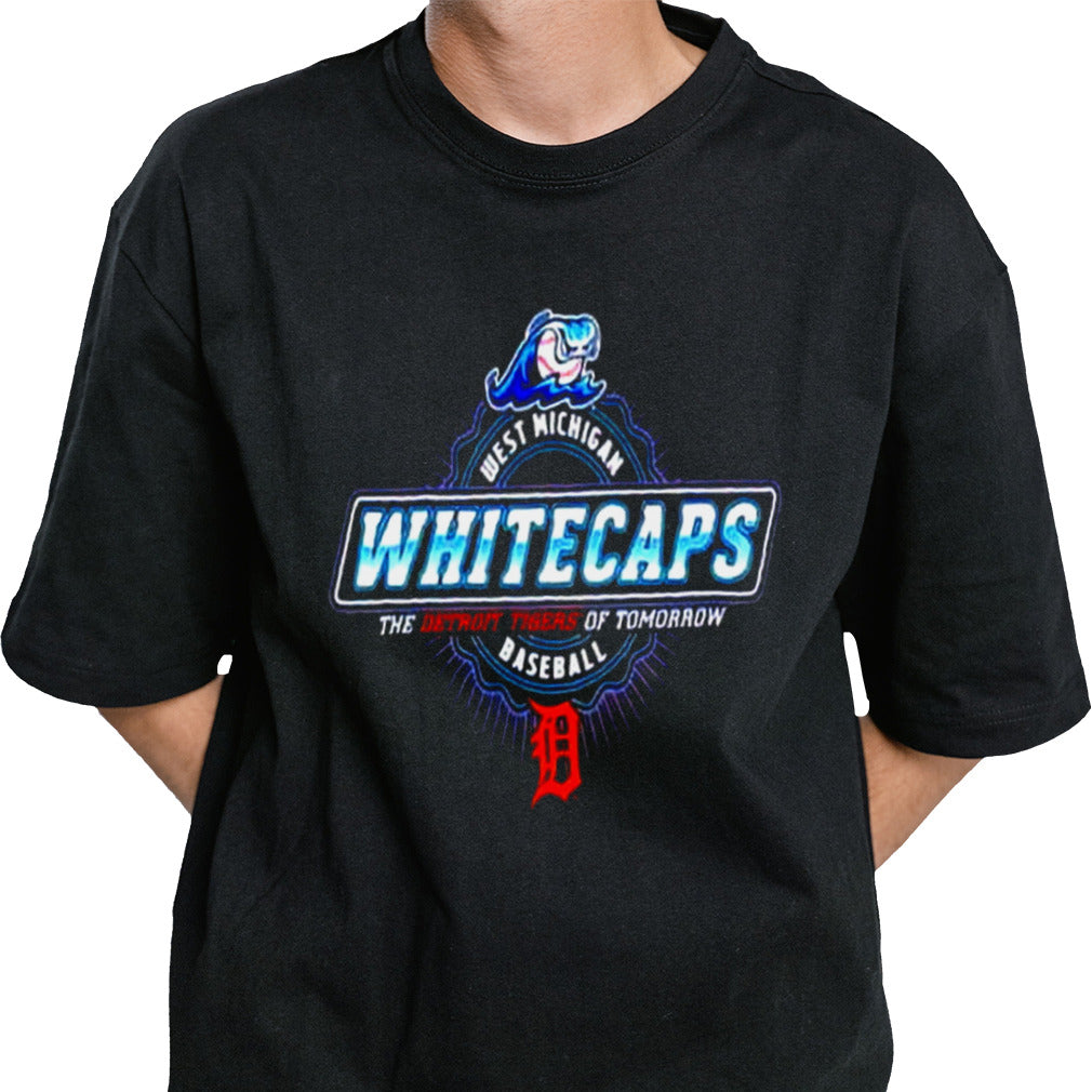 West Michigan Whitecaps He Detroit Tigers Of Tomorrow Baseball Logo T-Shirt