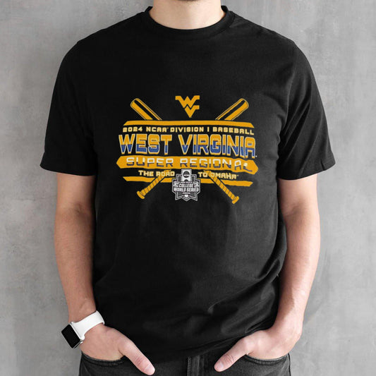 West Virginia Mountaineers 2024 NCAA Division I Baseball Super Regional shirt