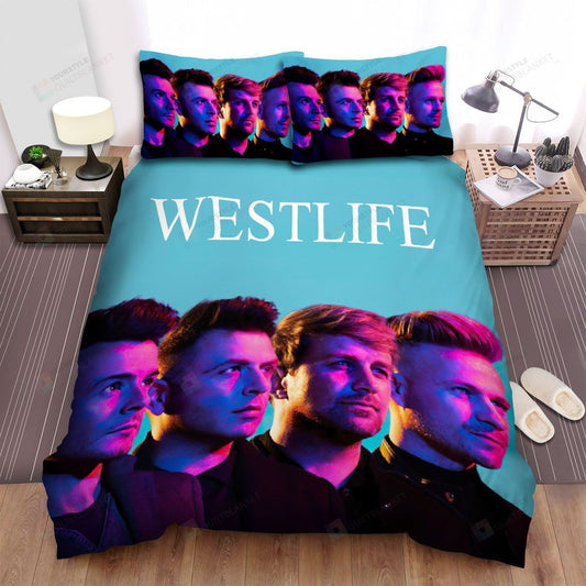 Westlife Spectrum Album Music Bed Sheets Spread Comforter Duvet Cover Bedding Setss