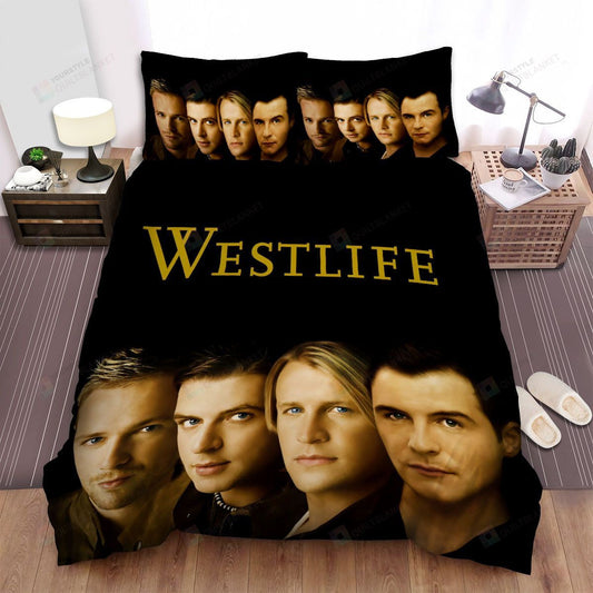 Westlife The Face Of The Band Bed Sheets Spread Comforter Duvet Cover Bedding Setss