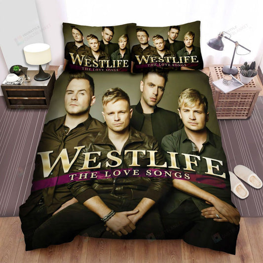 Westlife The Love Songs Album Music Bed Sheets Spread Comforter Duvet Cover Bedding Setss