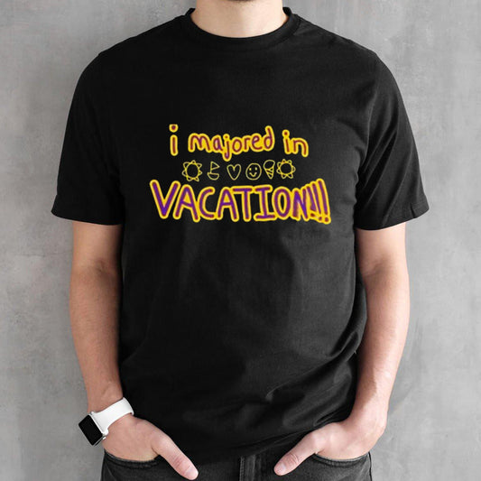 Weston Koury I Majored In Vacation Shirt