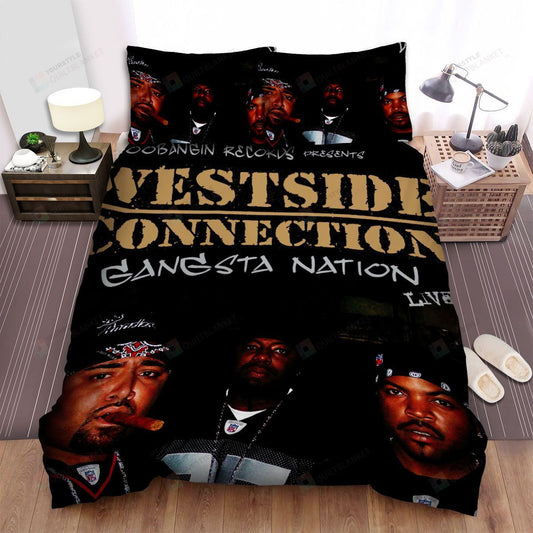 Westside Connection Music Band Gangsta Nation Live Bed Sheets Spread Comforter Duvet Cover Bedding Setss