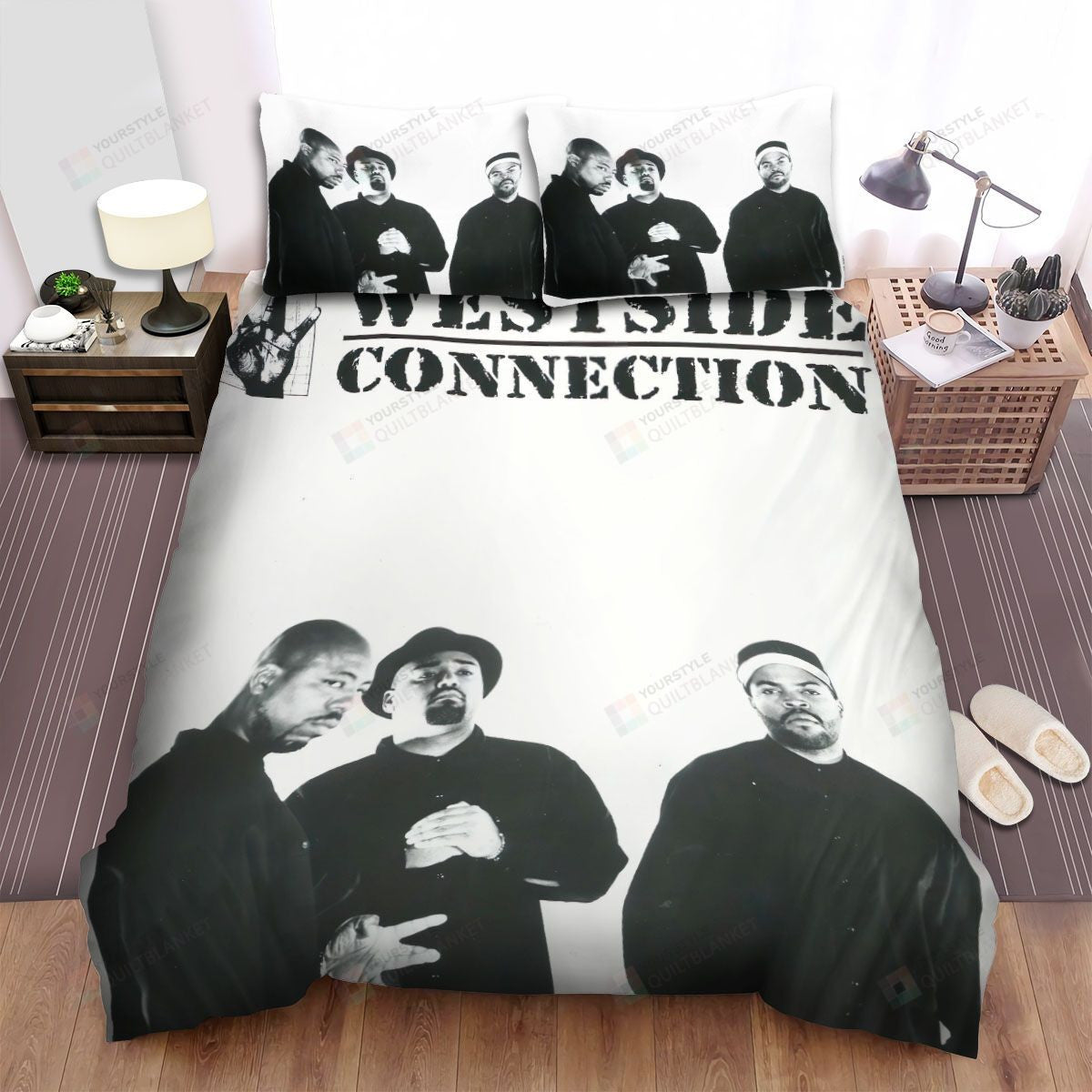 Westside Connection Music Band Ice Cube Mack 10 Bed Sheets Spread Comforter Duvet Cover Bedding Setss