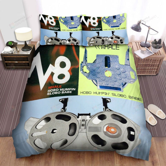 Whale Band Albums Bed Sheets Spread Comforter Duvet Cover Bedding Setss