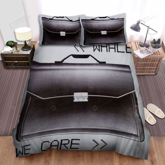 Whale Band We Care Bed Sheets Spread Comforter Duvet Cover Bedding Setss