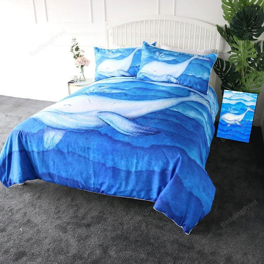Whale Bed Sheets Duvet Cover Bedding Setss