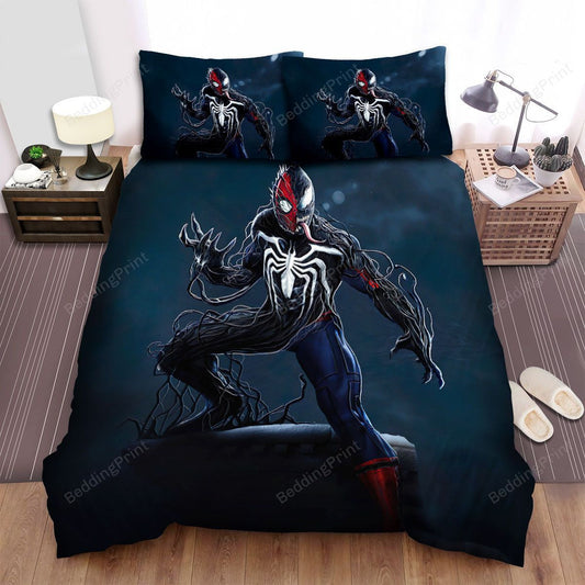 What IfsÃ¢â‚¬Â¦ Spiderman Venom Bed Sheets Spread Duvet Cover Bedding Setss