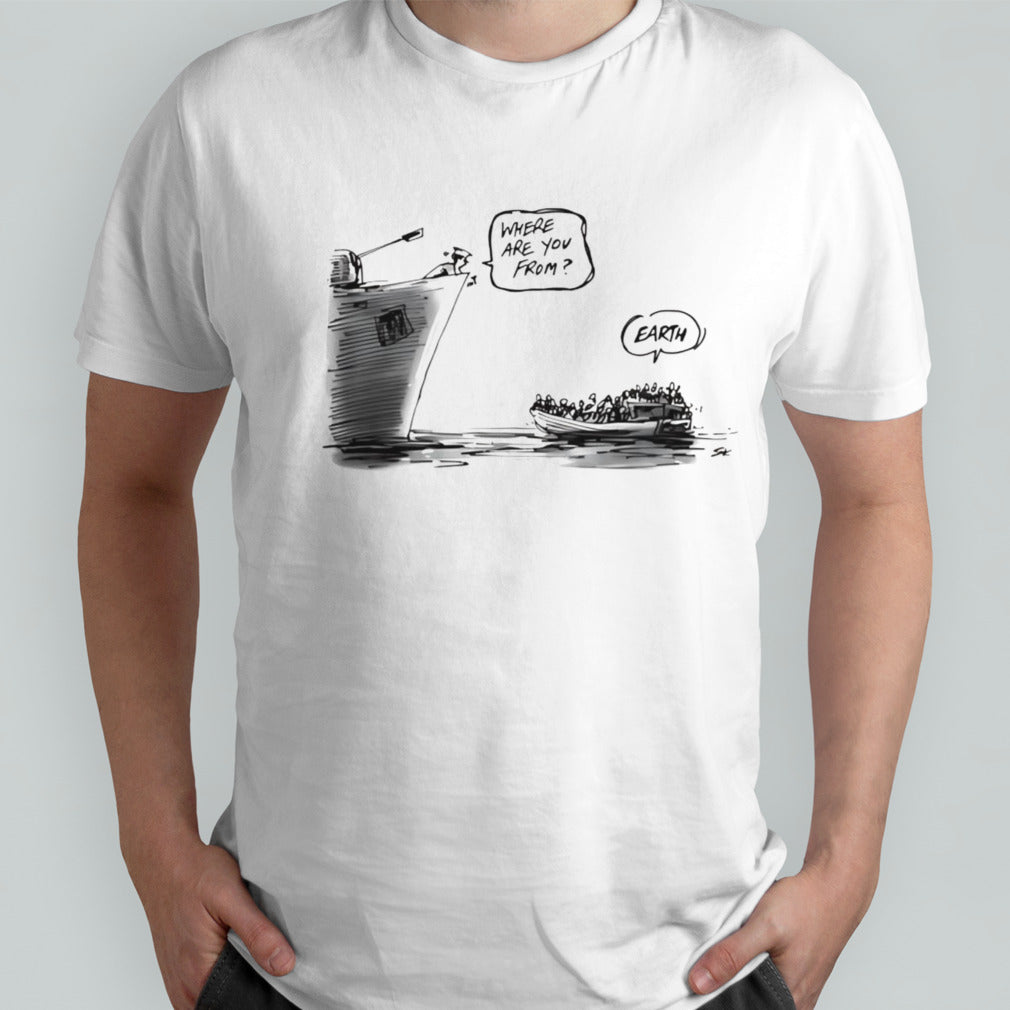 Where are you from earth Simon Kneebone shirt