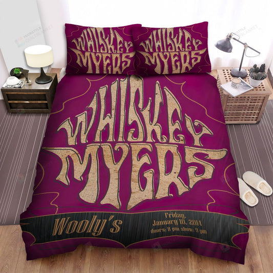 Whiskey Myers Art Poster Bed Sheets Spread Comforter Duvet Cover Bedding Setss