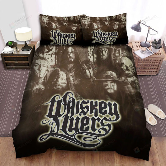 Whiskey Myers Members Poster Bed Sheets Spread Comforter Duvet Cover Bedding Setss