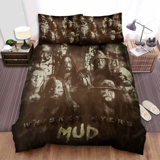 Whiskey Myers Mud Album Bed Sheets Spread Duvet Cover Bedding Setss