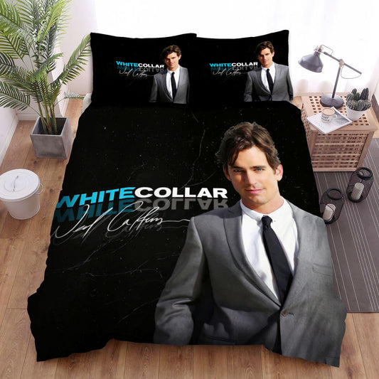 White Collar Neal Caffrey Poster Bed Sheets Duvet Cover Bedding Setss