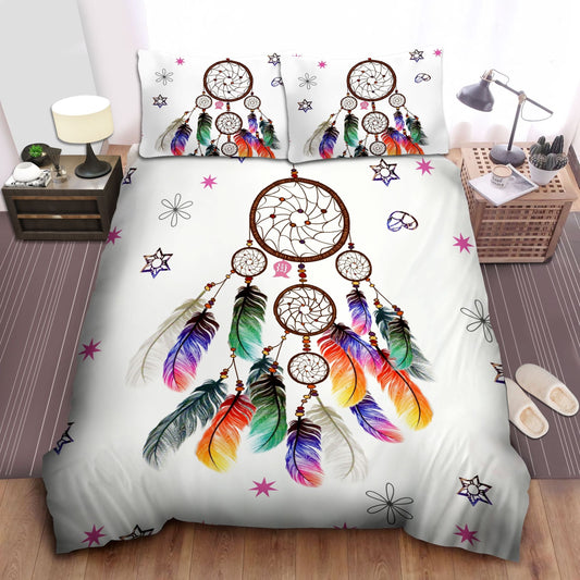White Feather Dream Catcher Bedding Sets
