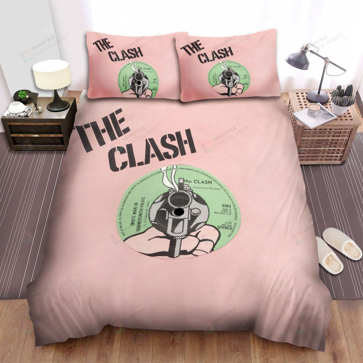 White Man In Hammersmith Palais Single The Clash Bed Sheets Spread Comforter Duvet Cover Bedding Setss