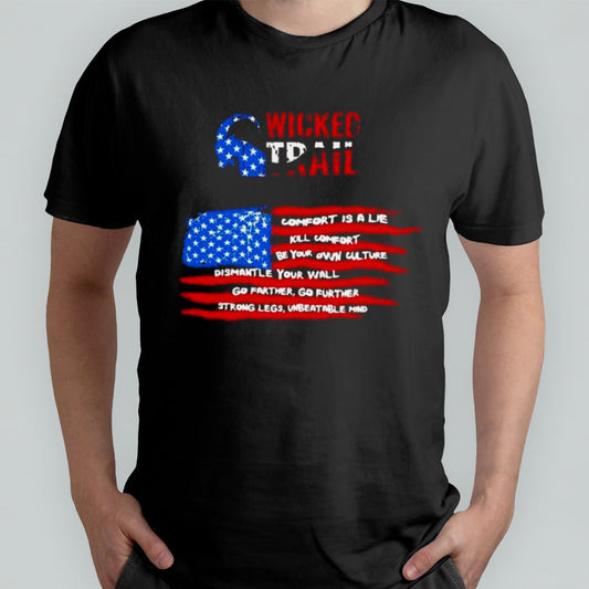 Wicked Trail American Flag T-shirt