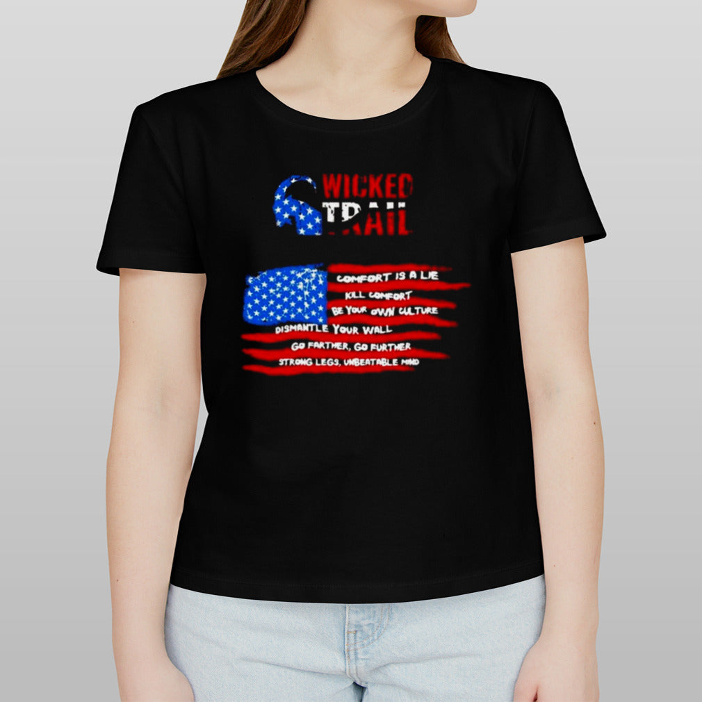 Wicked Trail American Flag T-shirt