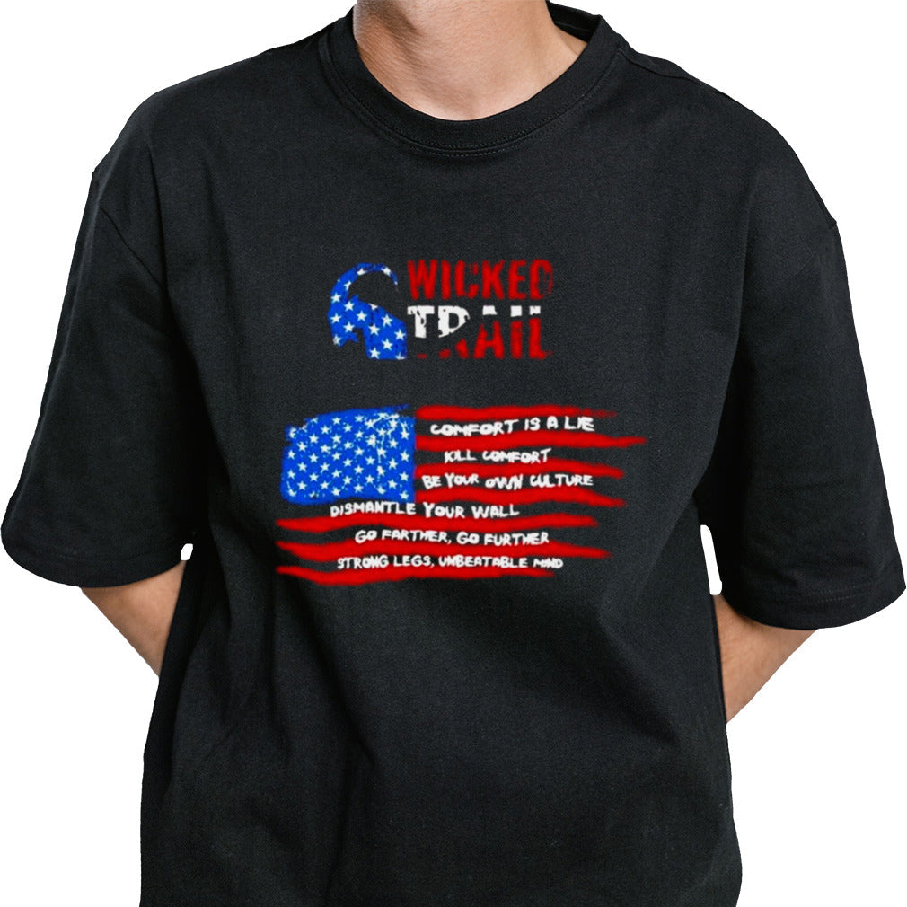 Wicked Trail American Flag T-shirt