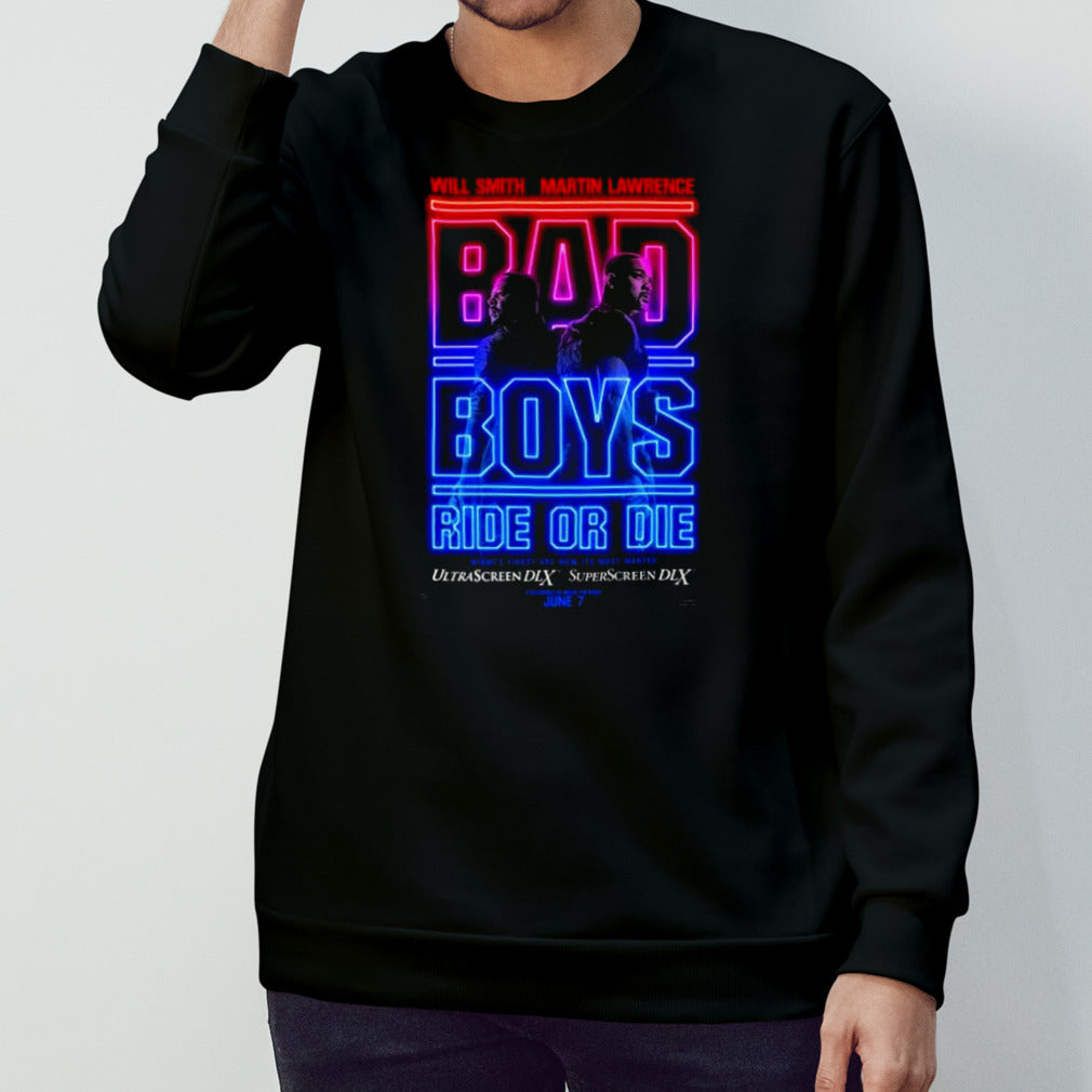 Will Smith Martin Lawrence Bad Boys Ride Or Die June 7 Poster Shirt