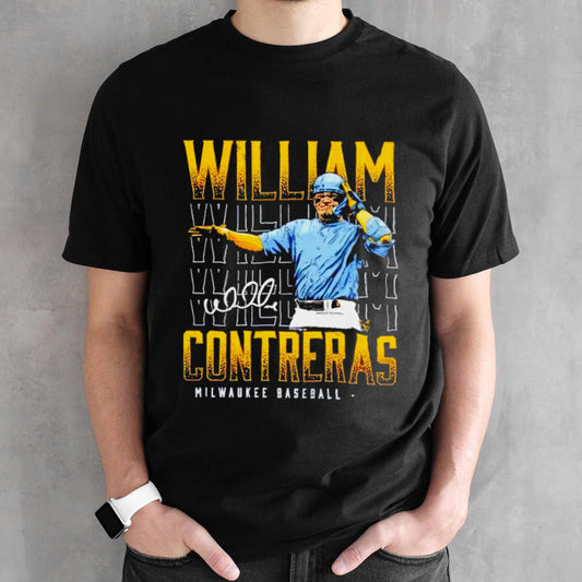 William Contreras Milwaukee Brewers repeat shirt