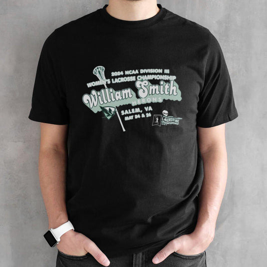 William Smith Herons 2024 NCAA Division III Womenâ€™s Lacrosse Championship Shirt