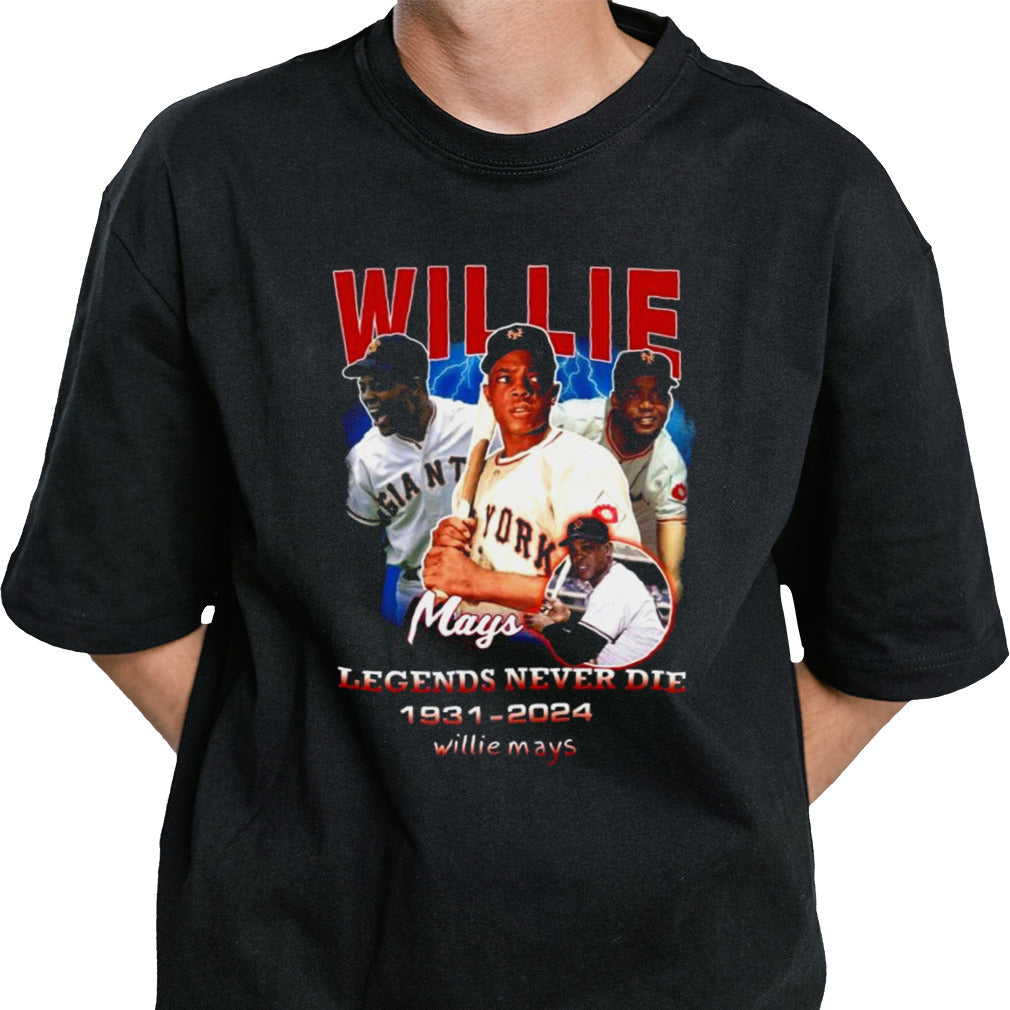 Willie Mays Legends Never Die 1931 2024 Shirt