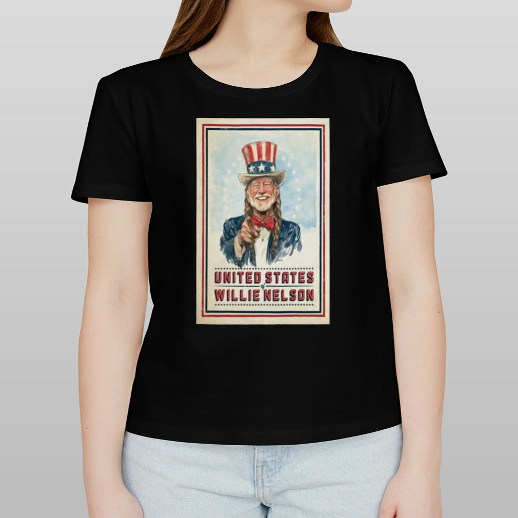 Willie Nelson Canvas Wrap Poster Shirt