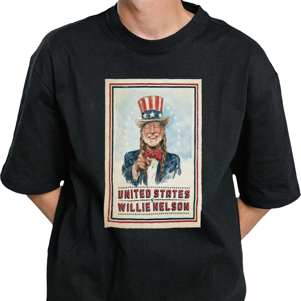 Willie Nelson Canvas Wrap Poster Shirt