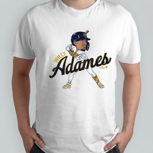 Willy Adames Caricature T-shirt