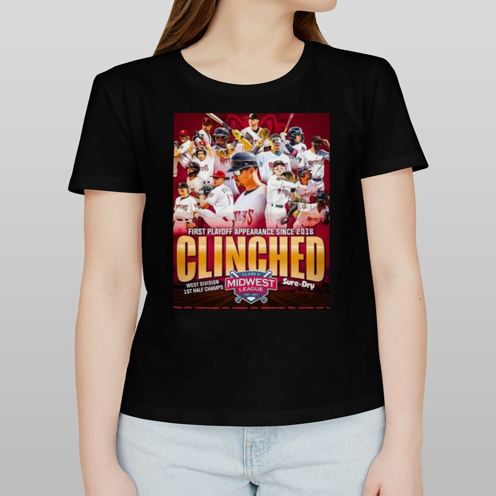 Wisconsin Timber Rattlers Weâ€™re 1st Half Champs And Playoff Bound Shirt