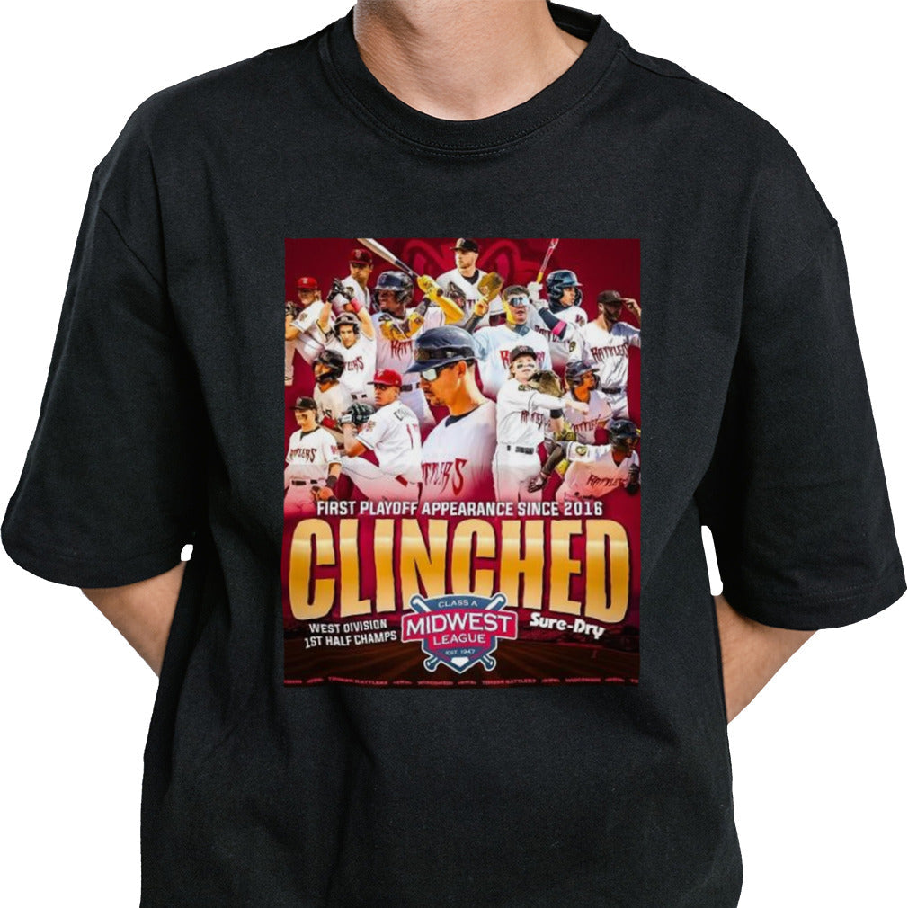 Wisconsin Timber Rattlers Weâ€™re 1st Half Champs And Playoff Bound Shirt