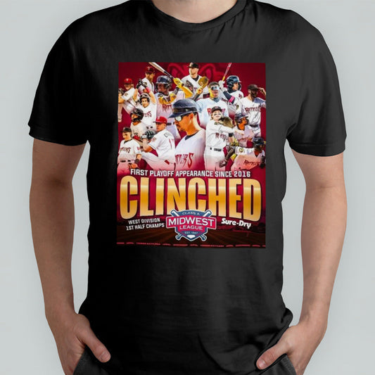 Wisconsin Timber Rattlers Weâ€™re 1st Half Champs And Playoff Bound Shirt