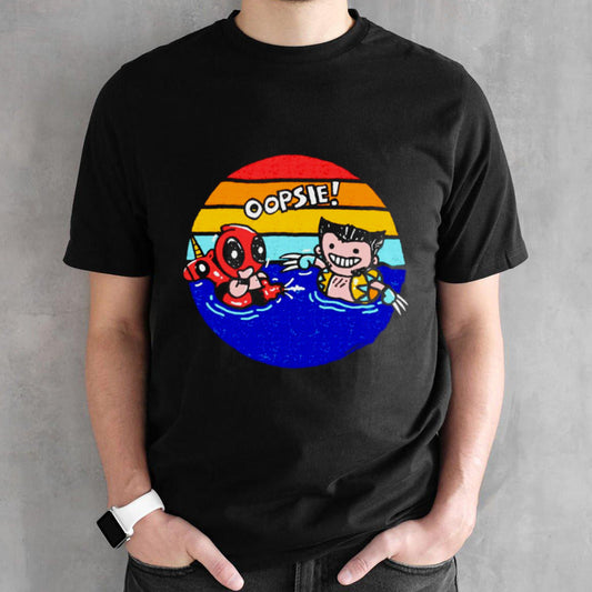 Wolverine and Deadpool oopsie summer claws shirt