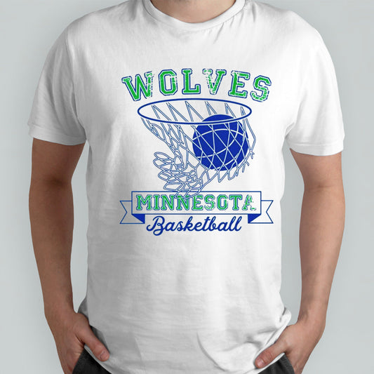Wolves Minnesota Basketball shirt