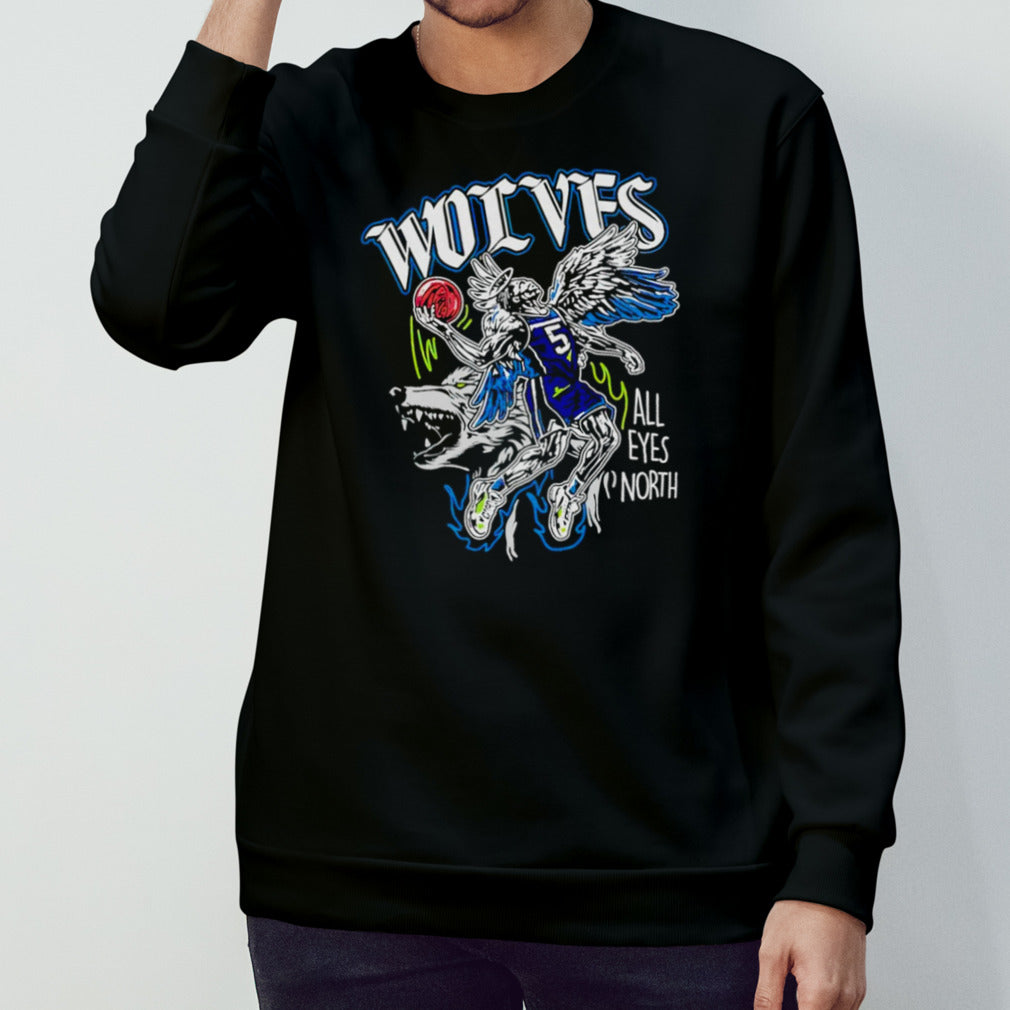 Wolves Skeleton all eyes North shirt