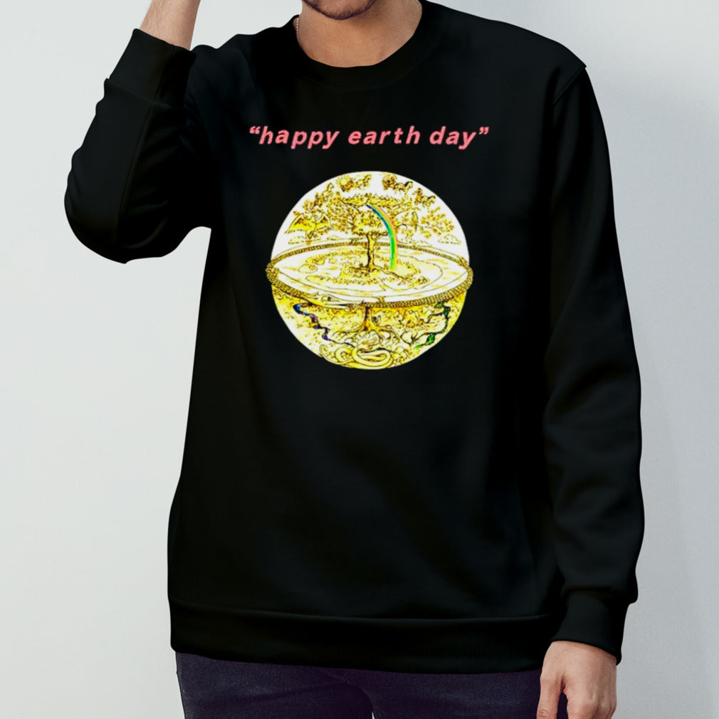 World tree happy earth day shirts
