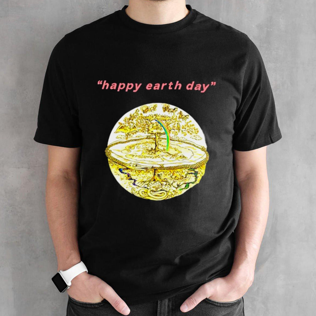 World tree happy earth day shirts