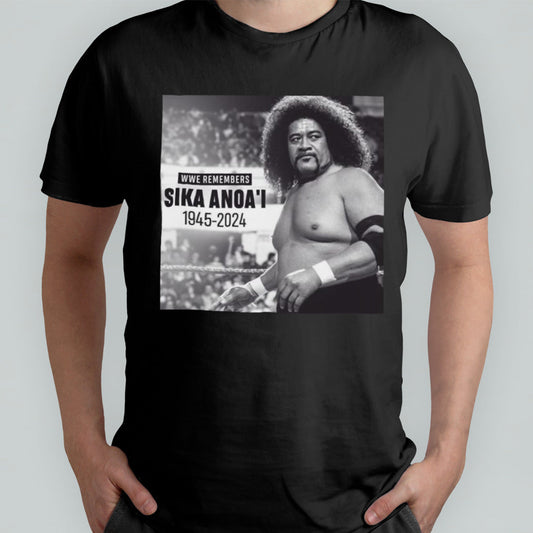 Wwe Remembers Sika Anoaâ€™i Rip T-shirt