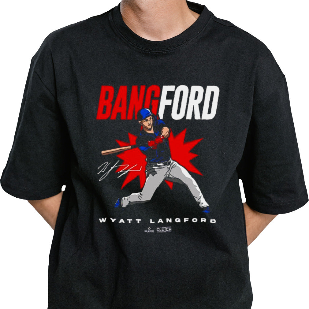 Wyatt Langford Bang Ford Signature T-shirt