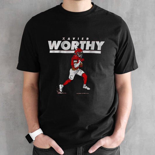 Xavier Worthy Kansas City Chiefs Shirts