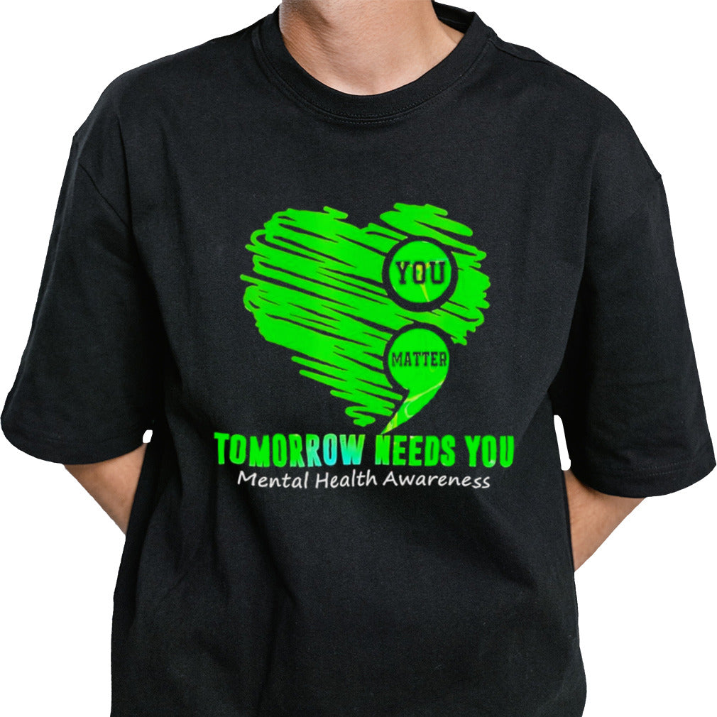 You Matter Heart Retro Tal Health Awareness Meaningful shirt