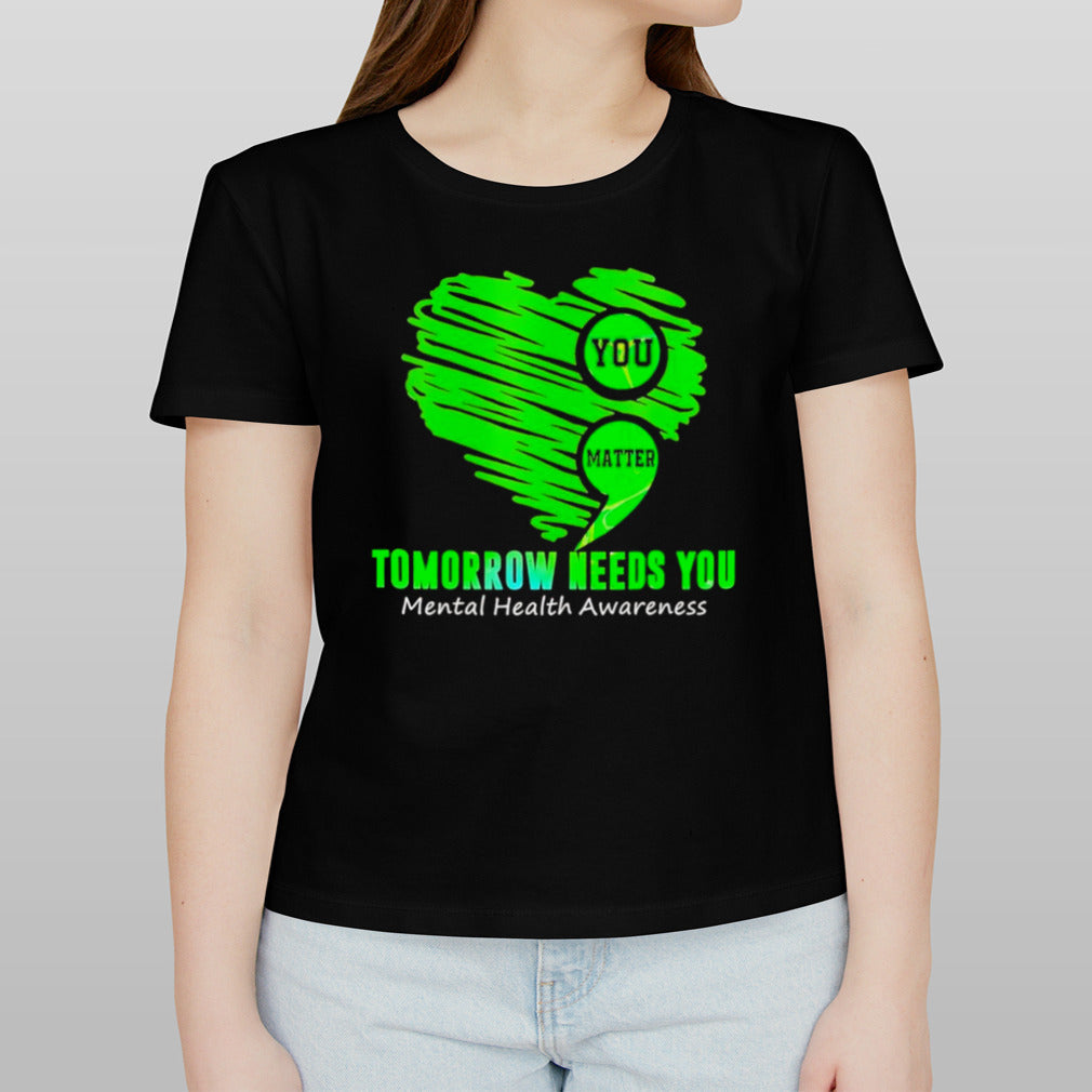 You Matter Heart Retro Tal Health Awareness Meaningful shirt