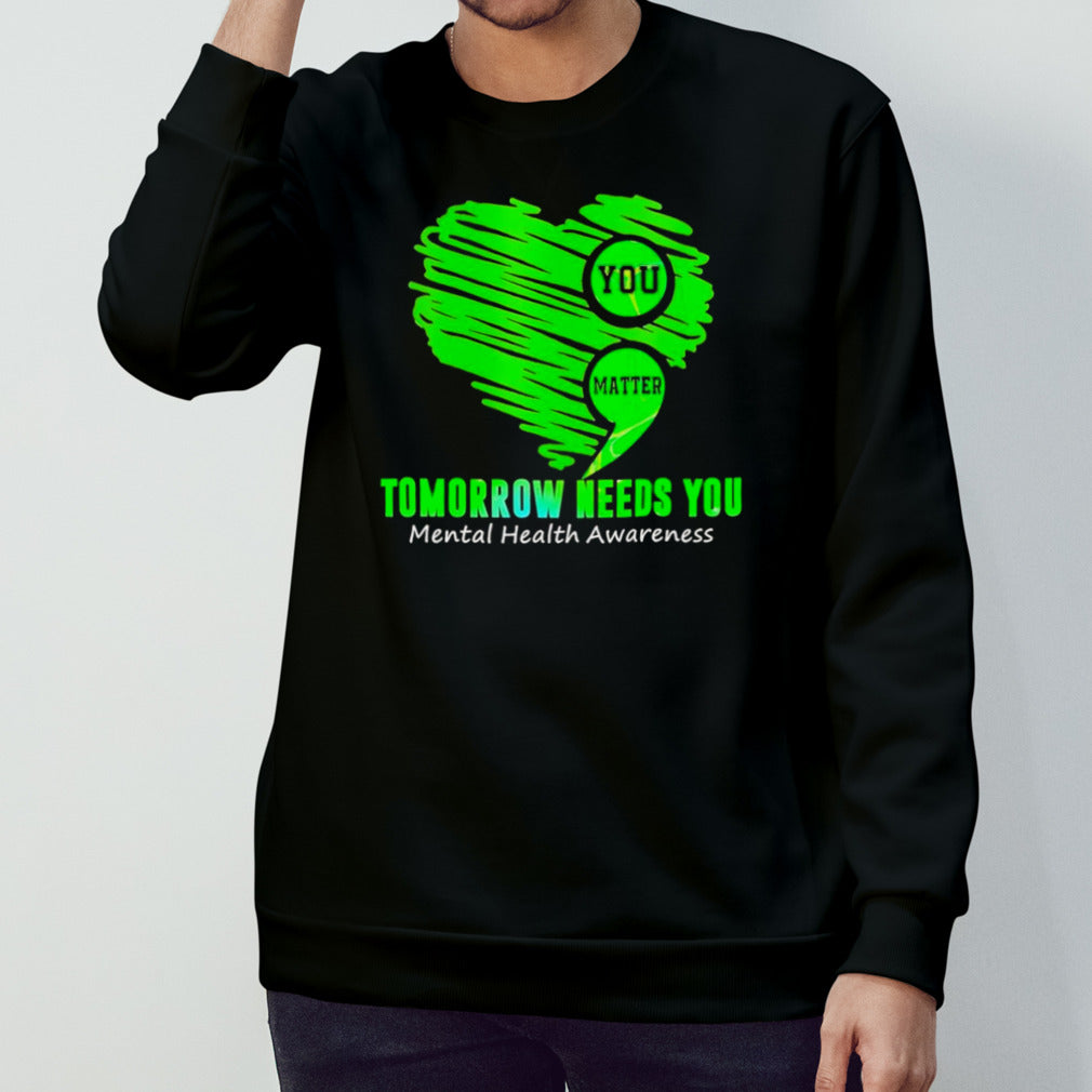 You Matter Heart Retro Tal Health Awareness Meaningful shirt