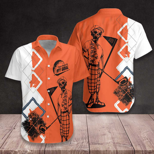 Your Hole Is My Goal Hawaiian Shirt Hw5382