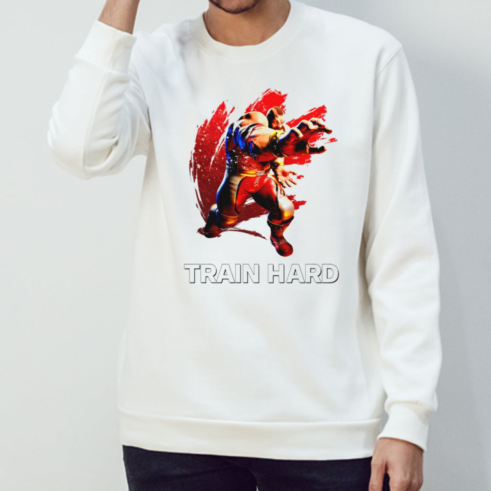 Zangief Street Fighter train hard shirts
