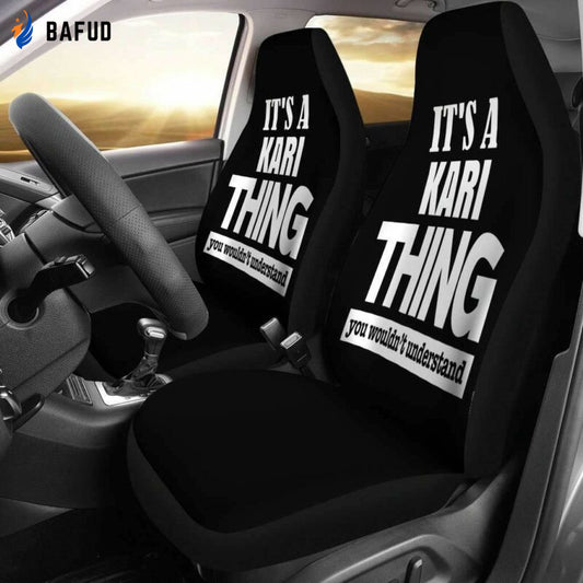 A Kari Thing You Wouldn't Understand Car Seat Covers For Fan Gifts T032020 - Bafud
