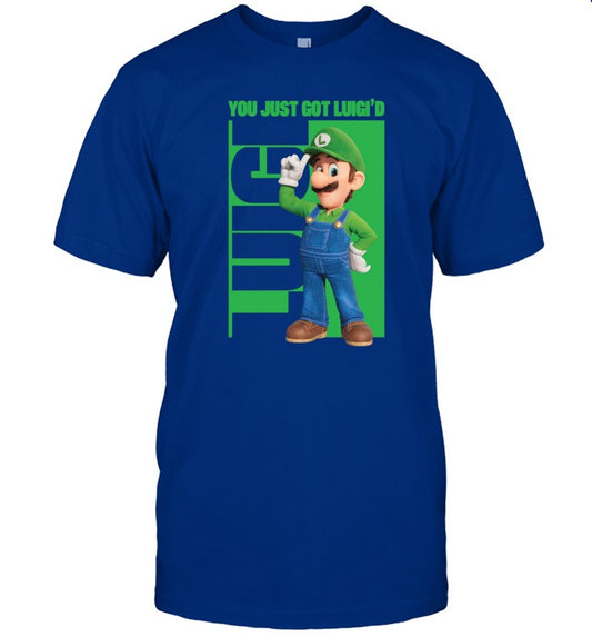 Tunnelsnakefool You Just Got Luigi'd Mario Shirt