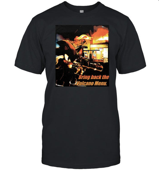 Mamono World Bring Back The Volcano Menu Shirt