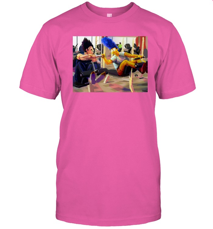 Vegeta And Marge Work Out Hoodie